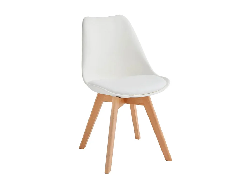 Lola, Set di 4 Sedia in polipropilene (48.5cm X 52cm H. 82cm)| Duzzle