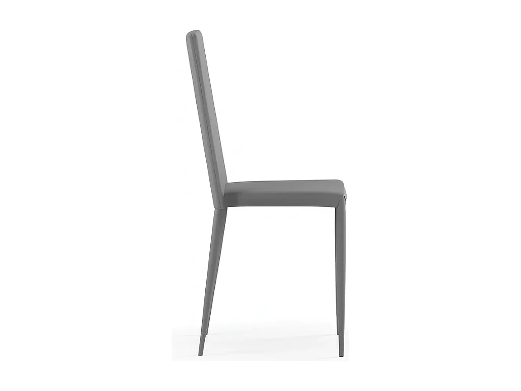 Arianna, Set di 4 Sedia in similpelle (40cm X 42cm H. 96cm)| Duzzle