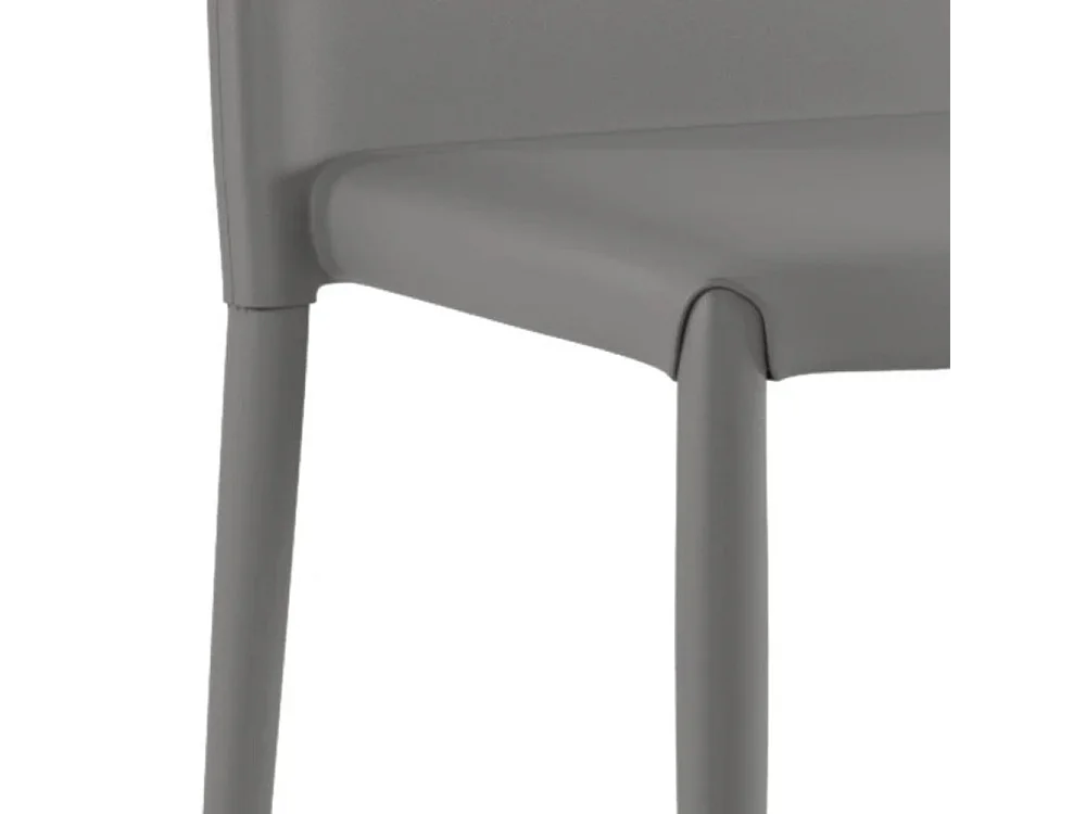 Arianna, Set di 4 Sedia in similpelle (40cm X 42cm H. 96cm)| Duzzle