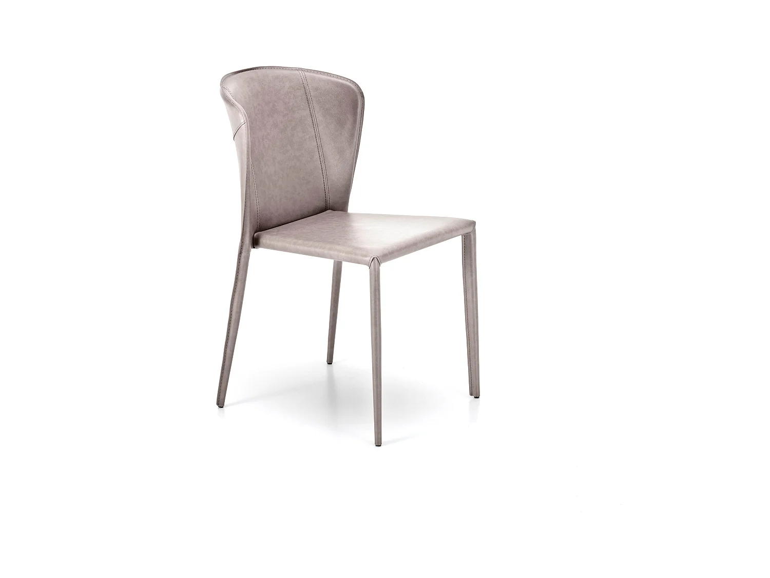 Selene, Set di 4 Sedia in similcuoio (49cm X 56cm H. 82cm)| Duzzle