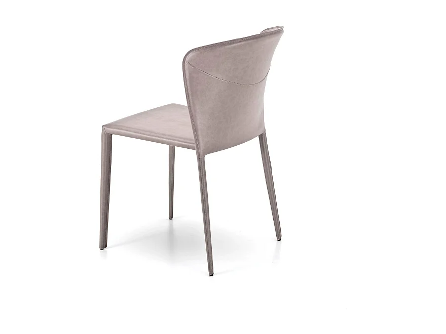 Selene, Set di 4 Sedia in similcuoio (49cm X 56cm H. 82cm)| Duzzle