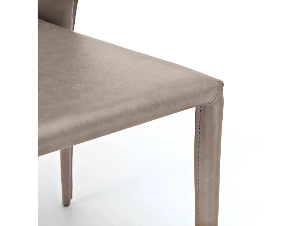 Selene, Set di 4 Sedia in similcuoio (49cm X 56cm H. 82cm)