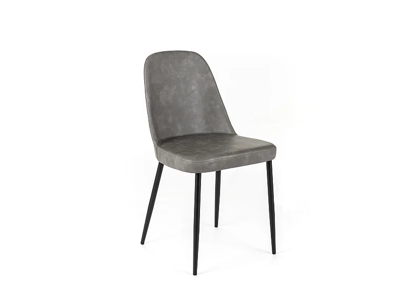 Gaelia, Set di 4 Sedia in soft-touch (52cm X 45cm H. 85cm)| Duzzle