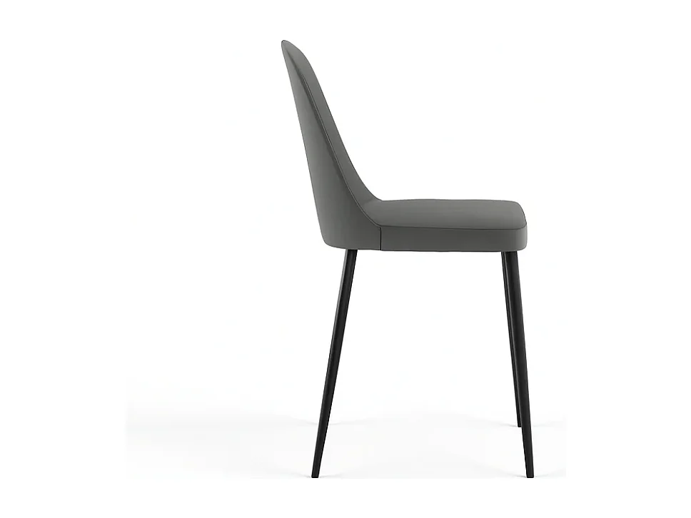 Gaelia, Set di 4 Sedia in soft-touch (52cm X 45cm H. 85cm)| Duzzle