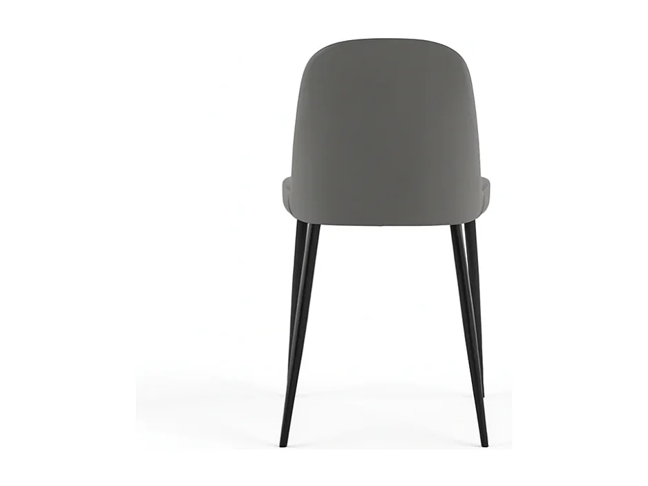 Gaelia, Set di 4 Sedia in soft-touch (52cm X 45cm H. 85cm)| Duzzle