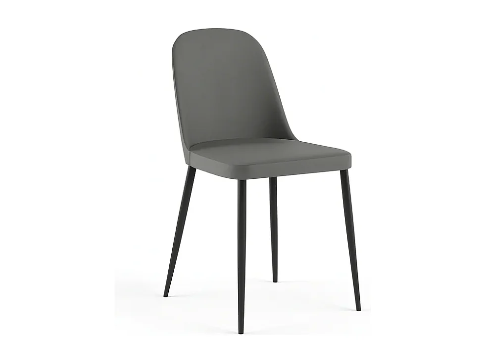 Gaelia, Set di 4 Sedia in soft-touch (52cm X 45cm H. 85cm)