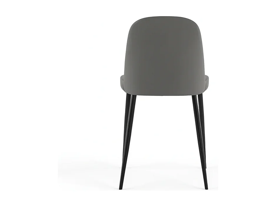 Gaelia, Set di 4 Sedia in soft-touch (52cm X 45cm H. 85cm)