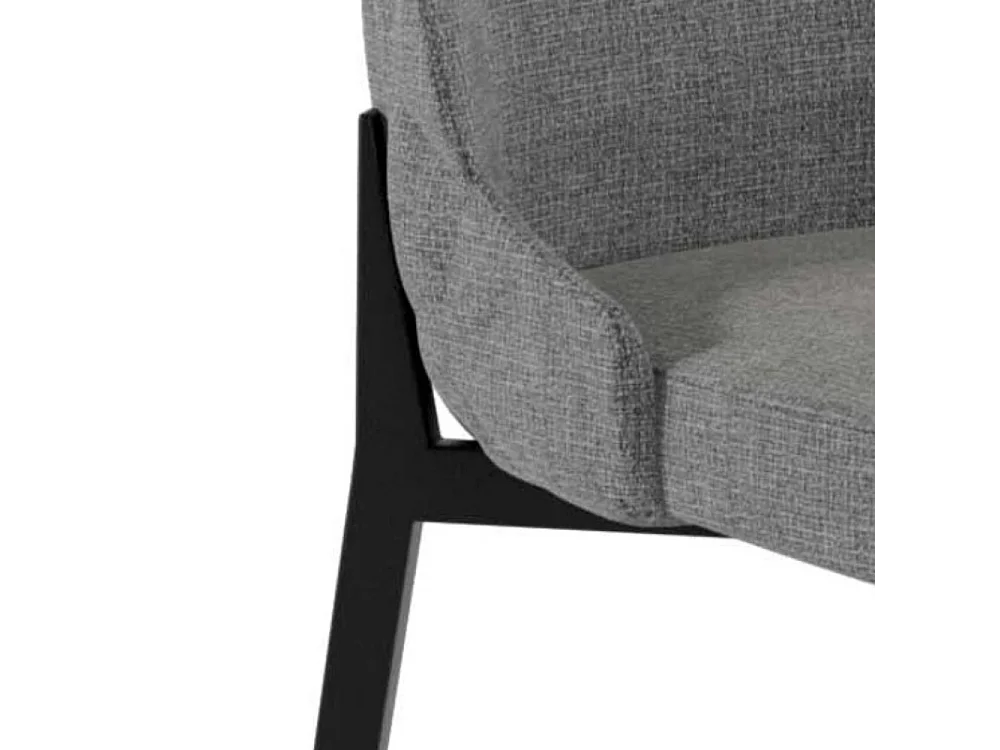 Charm, Set di 4 Sedia in tessuto (48cm X 58.5cm H. 89cm)| Duzzle