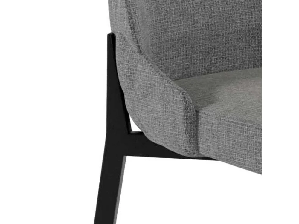 Charm, Set di 4 Sedia in tessuto (48cm X 58.5cm H. 89cm)