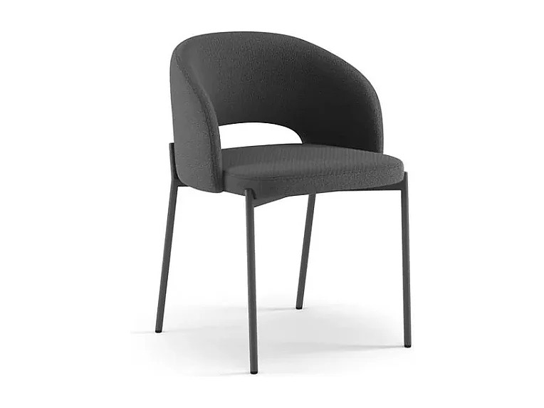 Siena, Set di 2 Sedia in tessuto (52cm X 55.5cm H. 78.5cm)| Duzzle