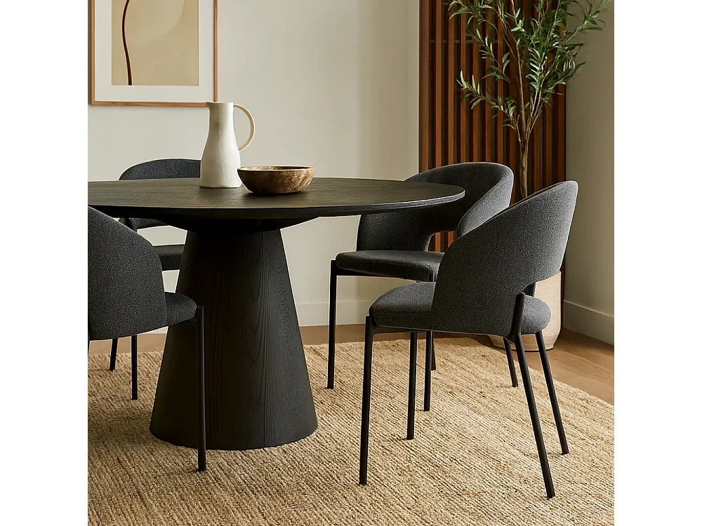 Siena, Set di 2 Sedia in tessuto (52cm X 55.5cm H. 78.5cm)| Duzzle