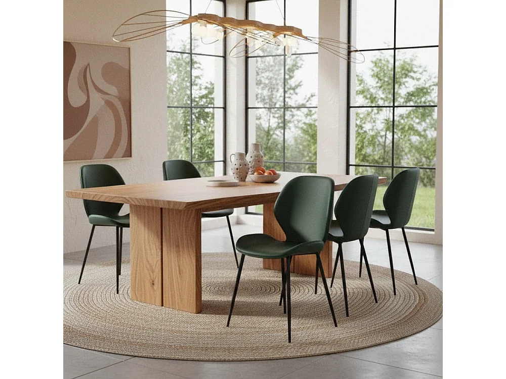 Callisto, Set di 4 Sedia in soft-touch (55cm X 45cm H. 83cm)| Duzzle