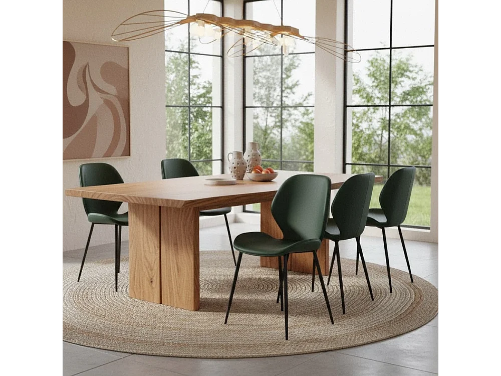 Callisto, Set di 4 Sedia in soft-touch (55cm X 45cm H. 83cm)| Duzzle