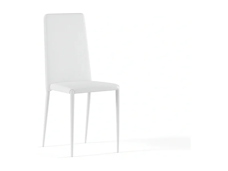 Arianna, Set di 4 Sedia in similpelle (40cm X 42cm H. 96cm)| Duzzle