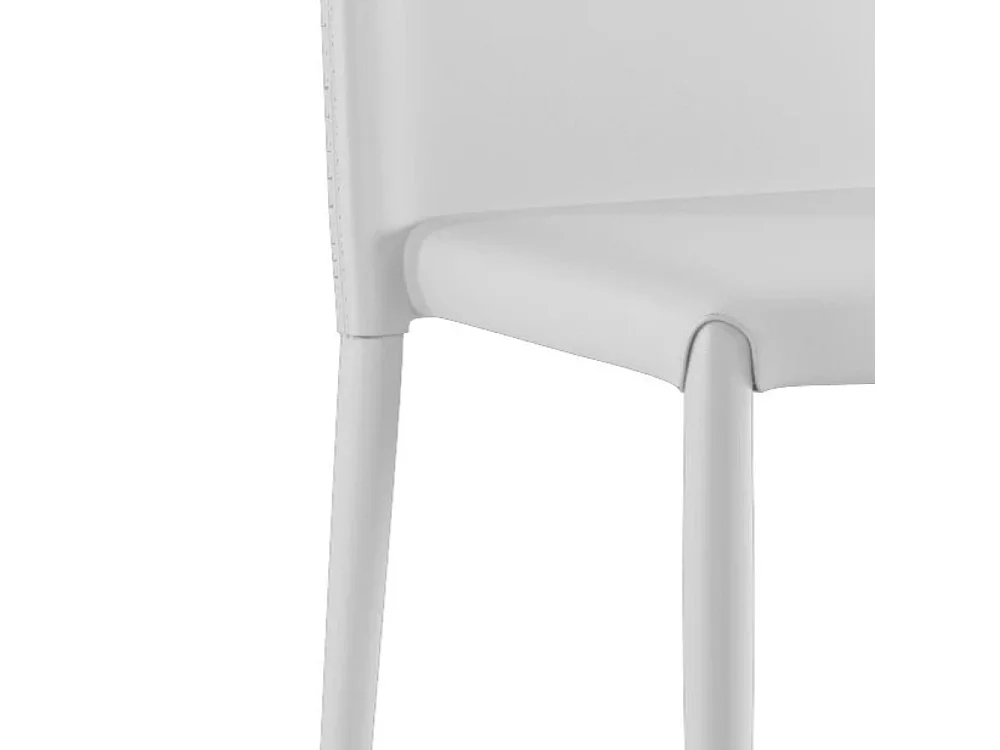 Arianna, Set di 4 Sedia in similpelle (40cm X 42cm H. 96cm)| Duzzle