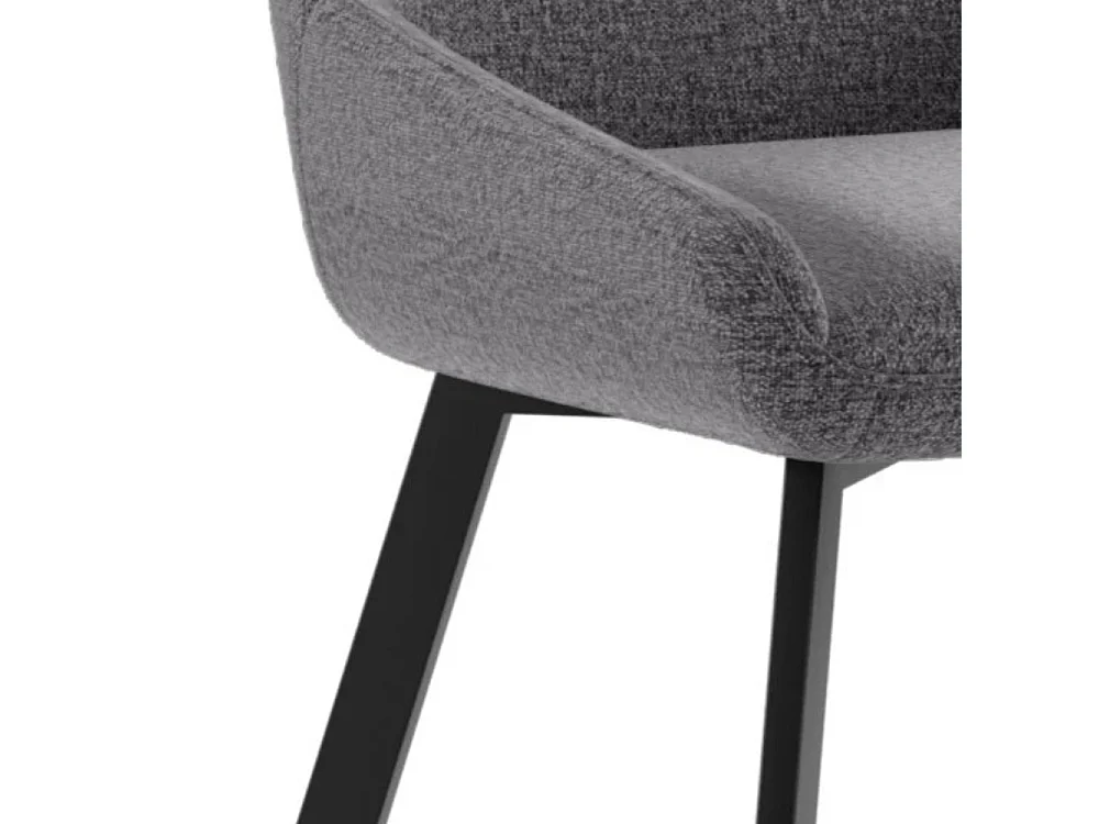 Artemis, Set di 4 Sedia in microfibra (48cm X 60cm H. 87cm)| Duzzle