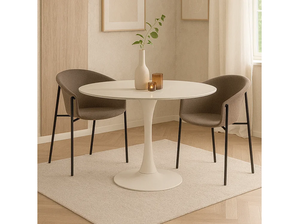 Electra, Set di 2 Sedia in tessuto (58cm X 56cm H. 79cm)