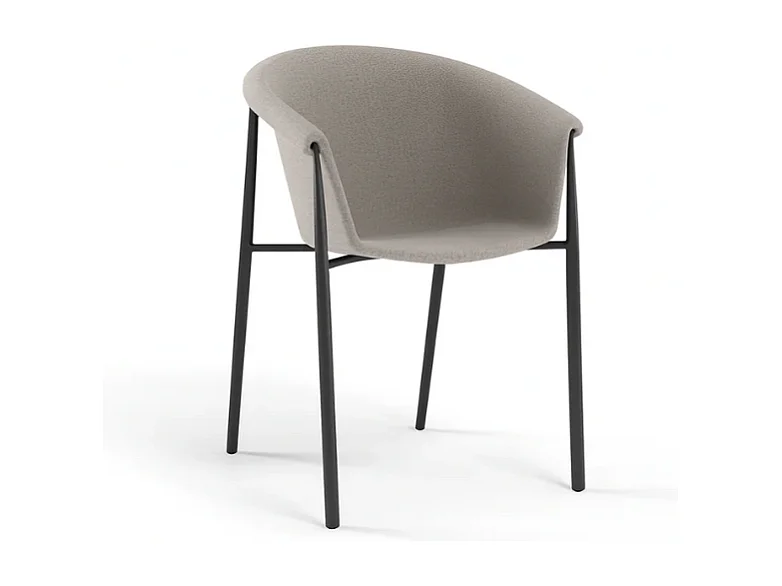 Electra, Set di 2 Sedia in tessuto (58cm X 56cm H. 79cm)