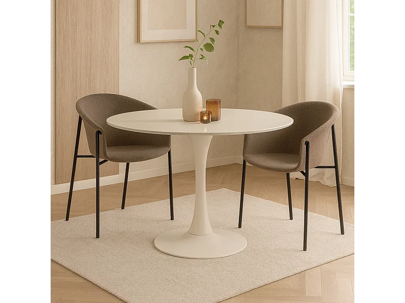 Electra, Set di 2 Sedia in tessuto (58cm X 56cm H. 79cm)