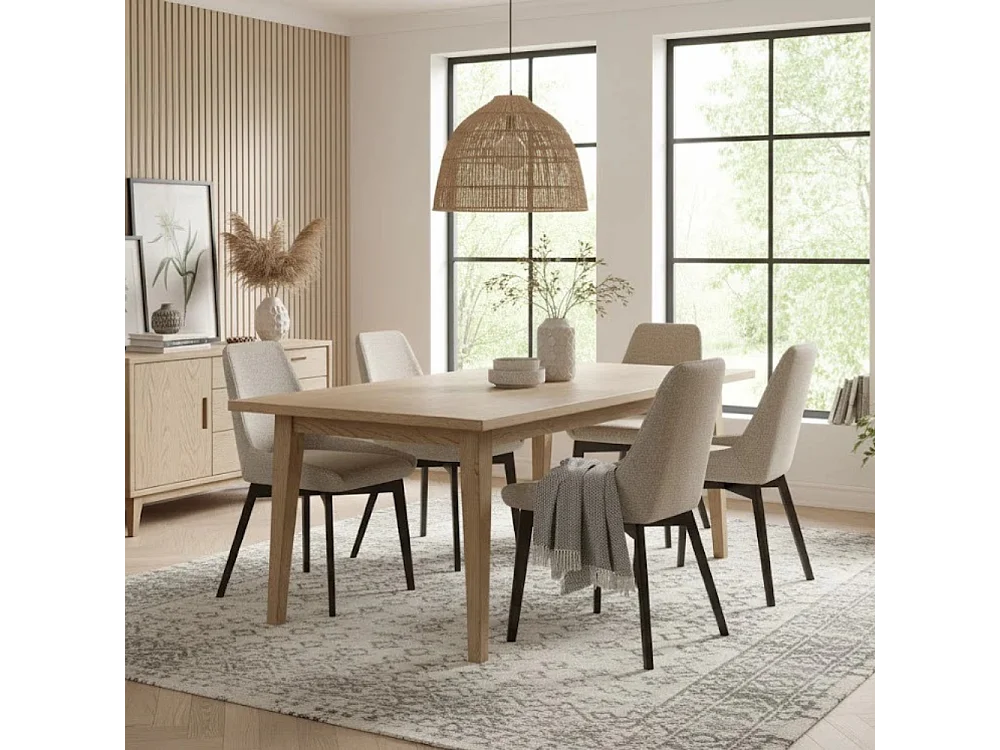 Erythea, Set di 4 Sedia in tessuto (62cm X 49.5cm H. 87cm)| Duzzle