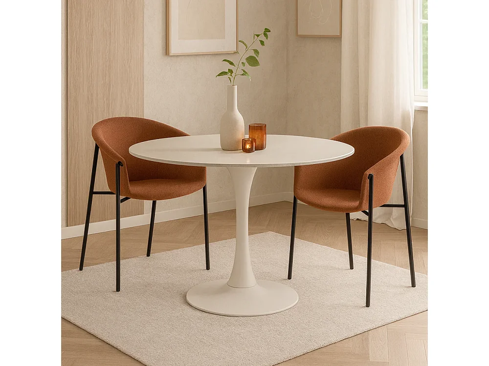 Electra, Set di 2 Sedia in tessuto (58cm X 56cm H. 79cm)| Duzzle