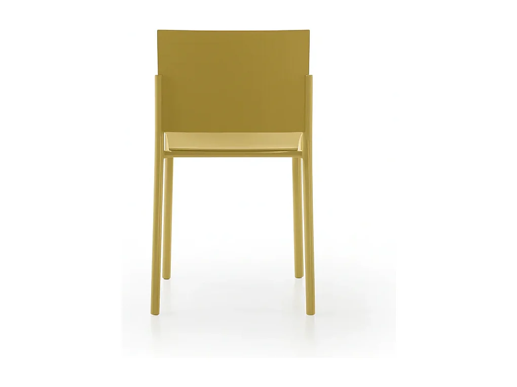 Aurora, Set di 4 Sedia in Polipropilene  (52.5cm X 55cm H. 81cm)| Duzzle