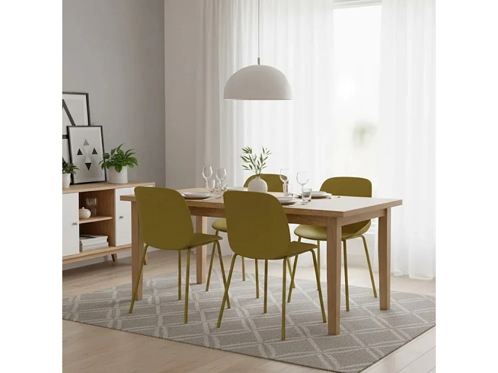 Cassandra, Set di 4 Sedia in polipropilene (55cm X 46cm H. 79cm)