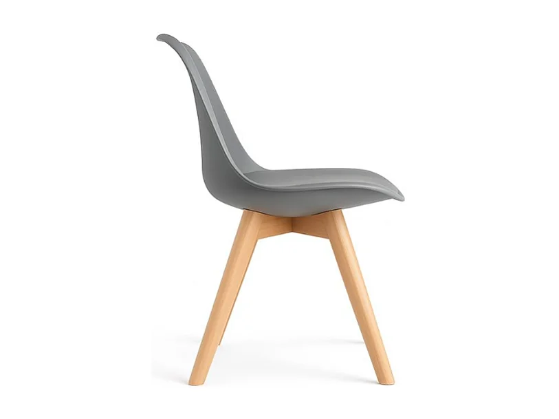 Lola, Set di 4 Sedia in polipropilene (48.5cm X 52cm H. 82cm)| Duzzle