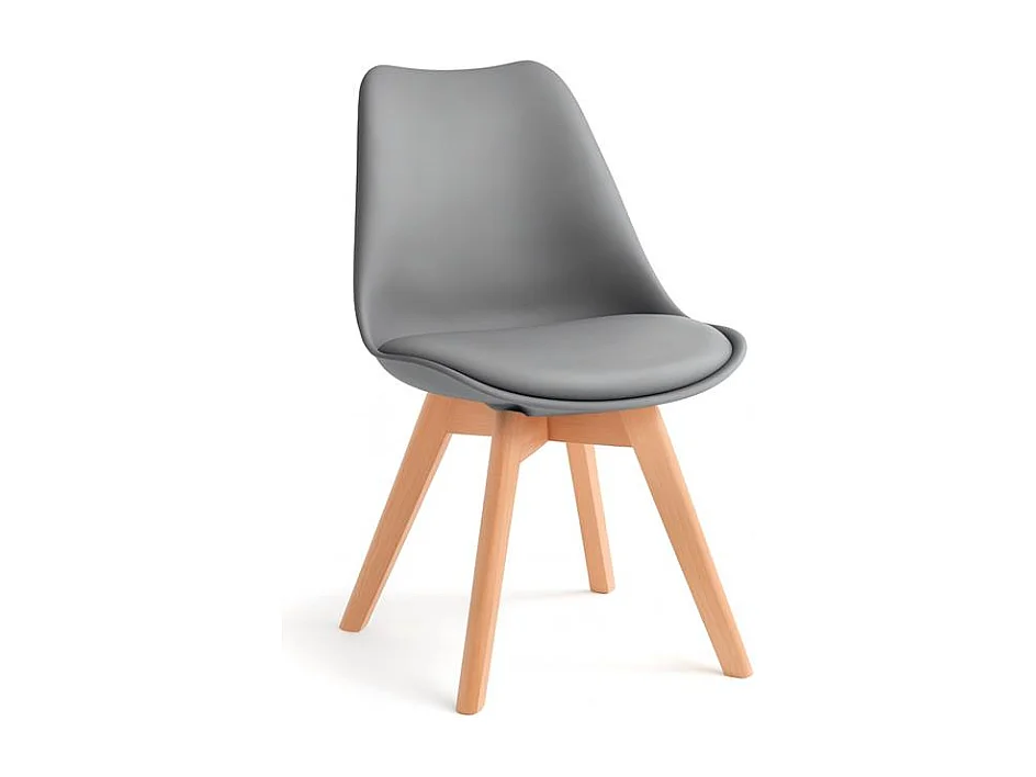 Lola, Set di 4 Sedia in polipropilene (48.5cm X 52cm H. 82cm)