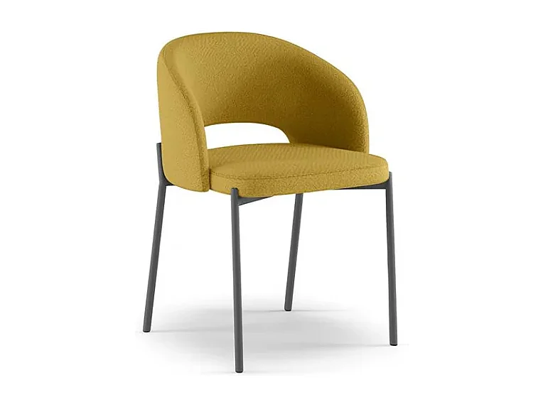 Siena, Set di 2 Sedia in tessuto (52cm X 55.5cm H. 78.5cm)