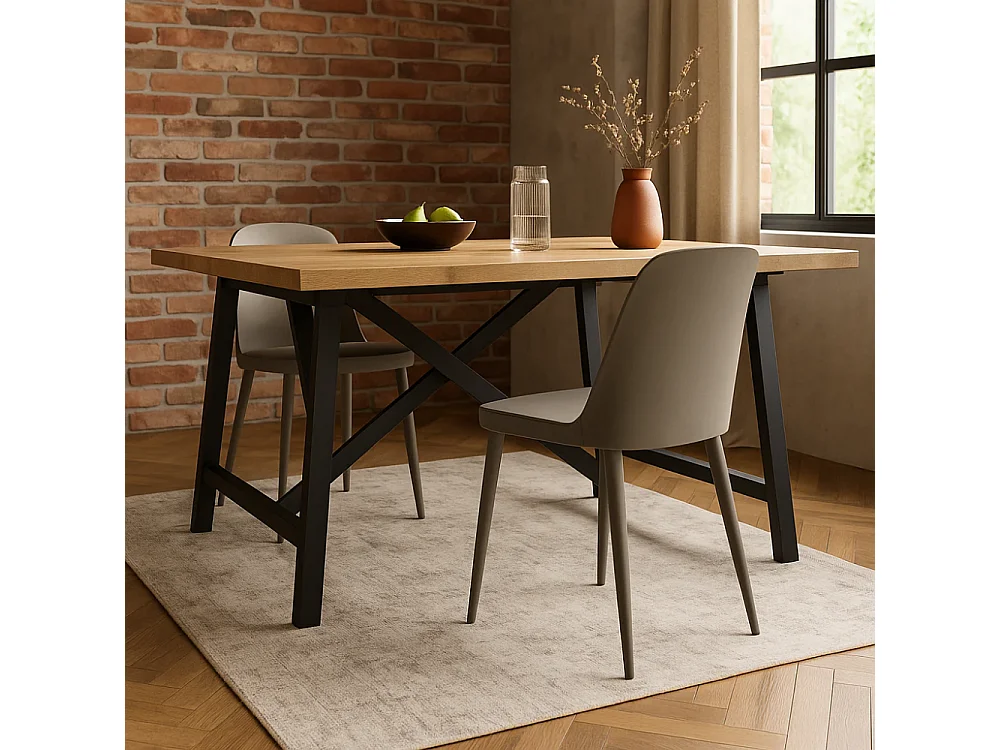 Athena, Set di 4 Sedia in polipropilene (46cm X 55cm H. 80cm)| Duzzle