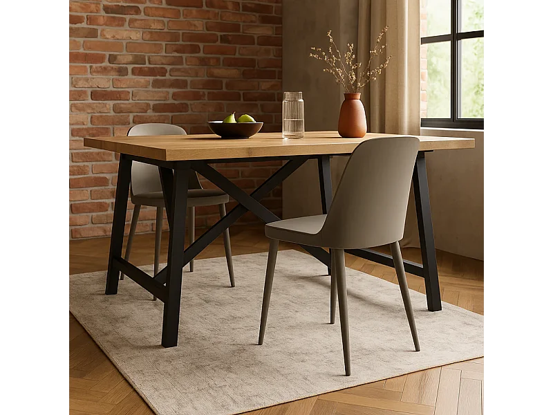 Athena, Set di 4 Sedia in polipropilene (46cm X 55cm H. 80cm)