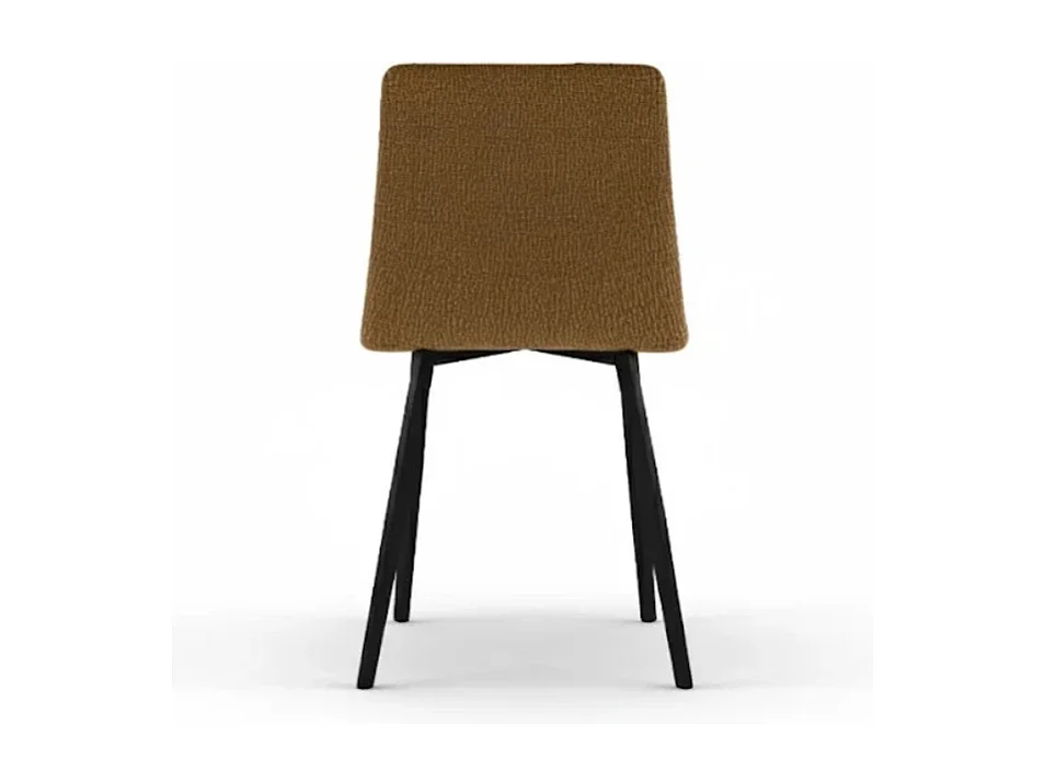 Daisy, Set di 4 Sedia in tessuto easy-clean con gambe in metallo verniciato (46cm X 55cm H. 87.5cm)| Duzzle