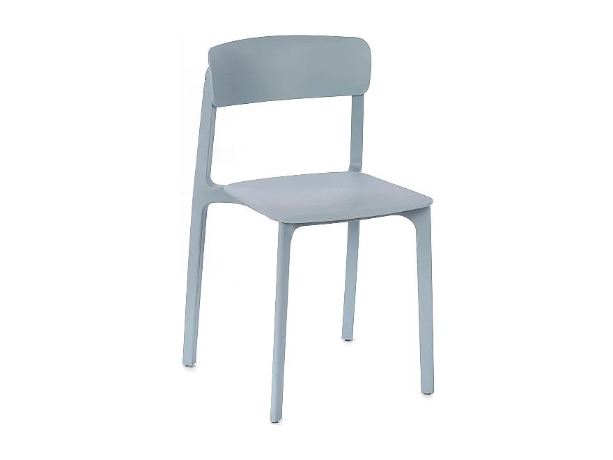 Urban, Set di 4 Sedia in polipropilene (50cm X 51cm H. 77cm)| Duzzle