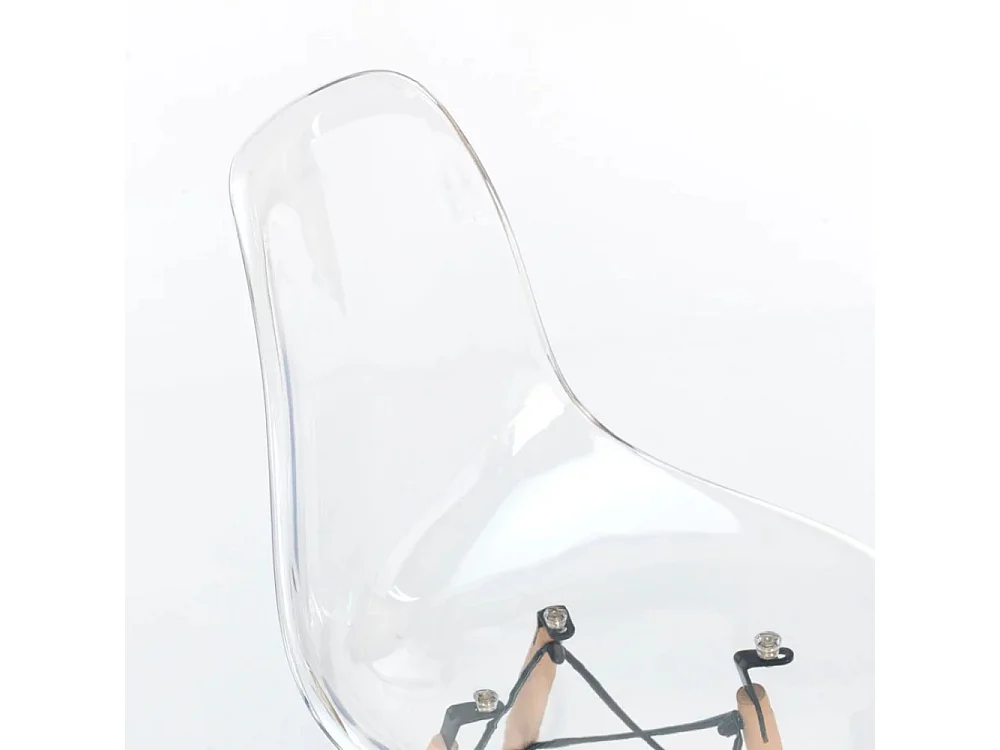 Casper, Set di 4 Sedia in policarbonato (47cm X 46cm H. 82cm)| Duzzle