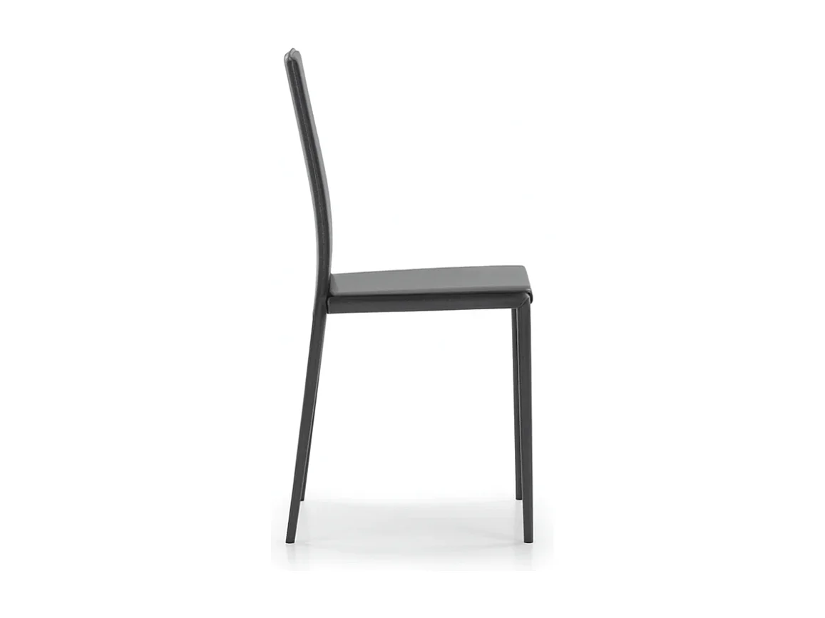 Luma, Set di 4 Sedia in similcuoio (42cm X 41cm H. 95cm)| Duzzle