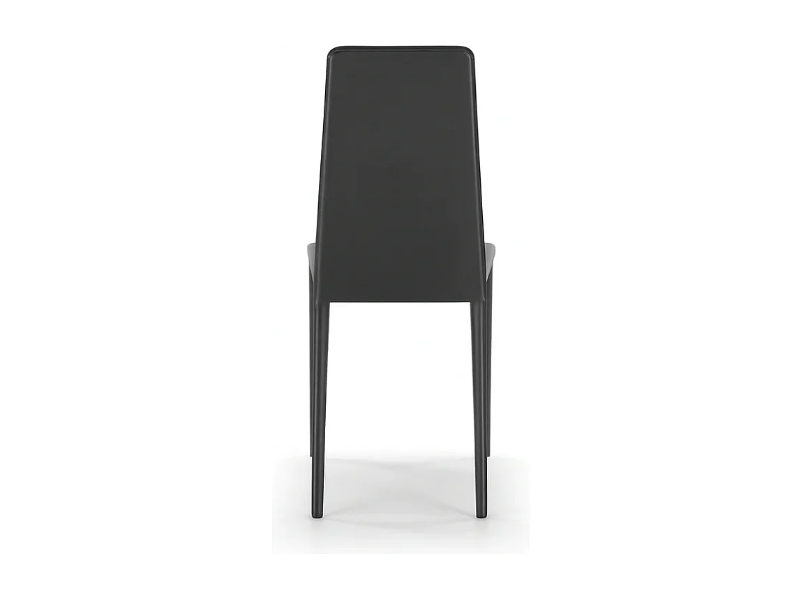 Luma, Set di 4 Sedia in similcuoio (42cm X 41cm H. 95cm)