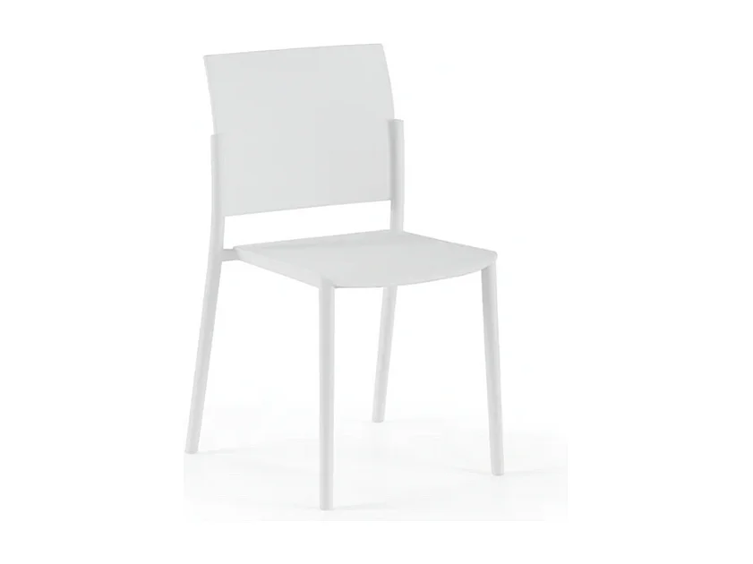 Aurora, Set di 4 Sedia in polipropilene (52.5cm X 55cm H. 81cm)| Duzzle