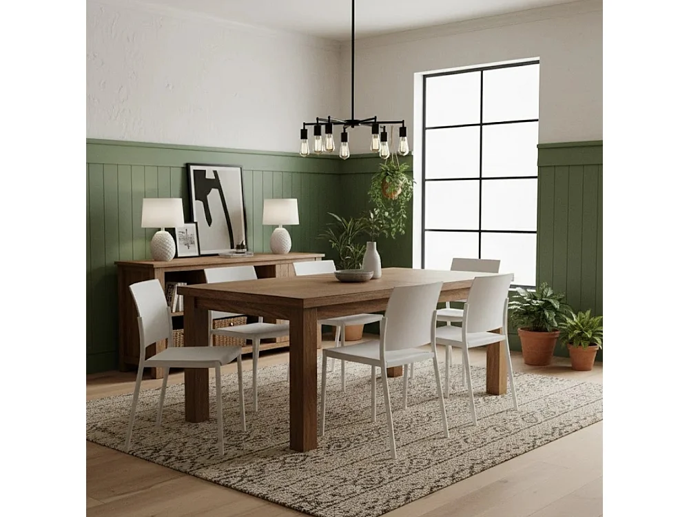 Aurora, Set di 4 Sedia in polipropilene (52.5cm X 55cm H. 81cm)| Duzzle