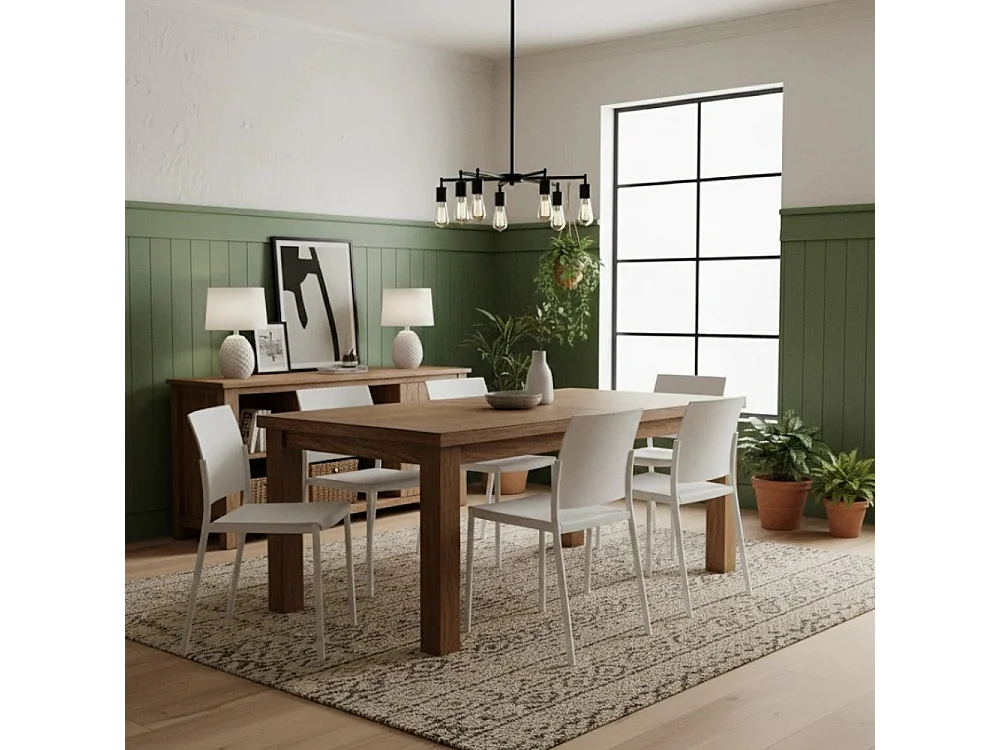 Aurora, Set di 4 Sedia in polipropilene (52.5cm X 55cm H. 81cm)