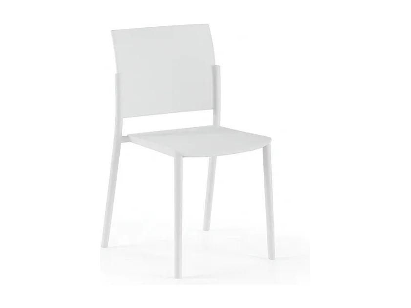 Aurora, Set di 4 Sedia in polipropilene (52.5cm X 55cm H. 81cm)