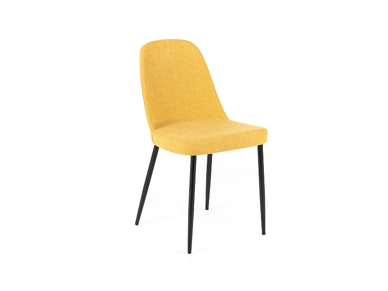 Corvina, Set di 4 Sedia in tessuto (55cm X 46cm H. 85cm)| Duzzle