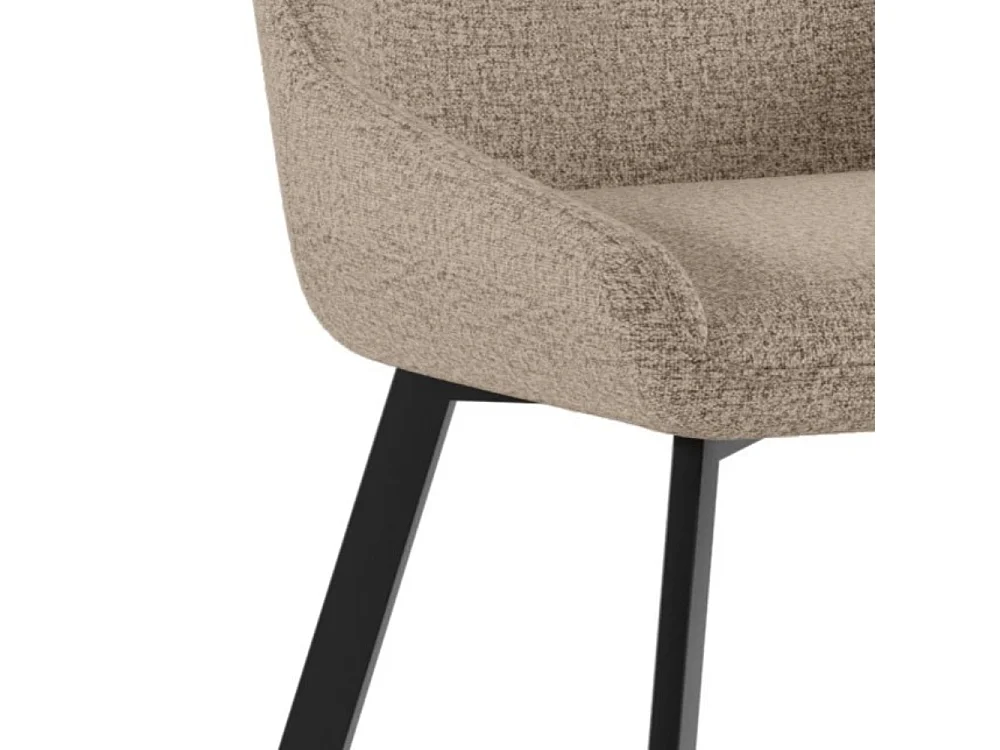 Artemis, Set di 4 Sedia in microfibra (48cm X 60cm H. 87cm)| Duzzle