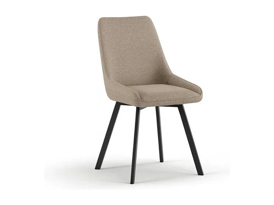 Artemis, Set di 4 Sedia in microfibra (48cm X 60cm H. 87cm)