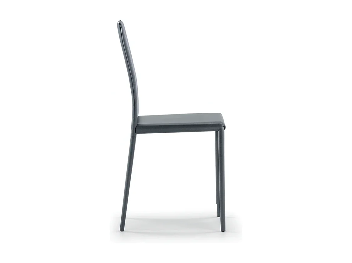 Luma, Set di 4 Sedia in similcuoio (42cm X 41cm H. 95cm)| Duzzle