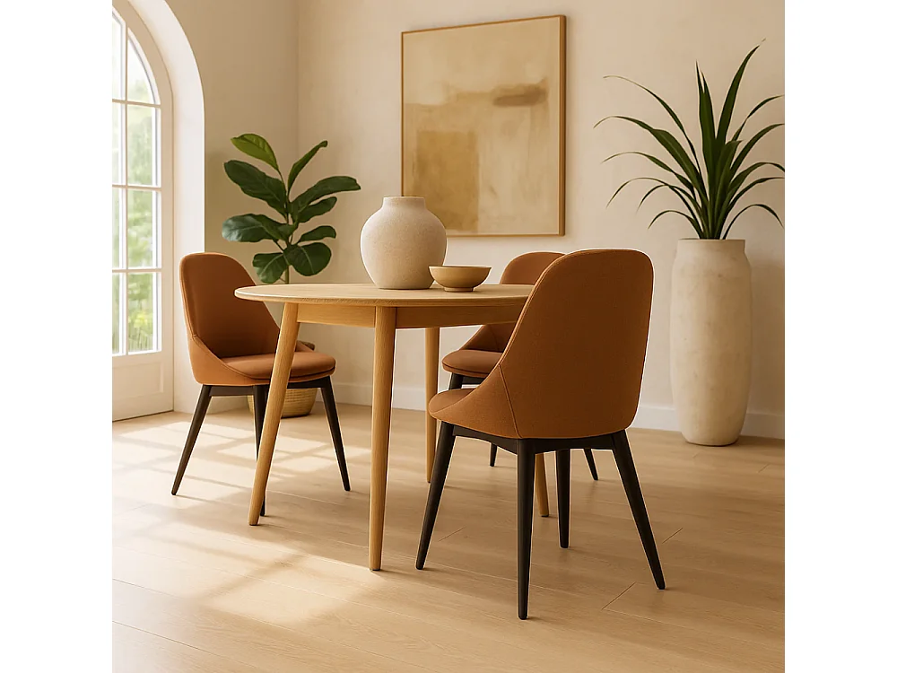 Delphi, Set di 4 Sedia in tessuto (58cm X 49cm H. 85cm)| Duzzle