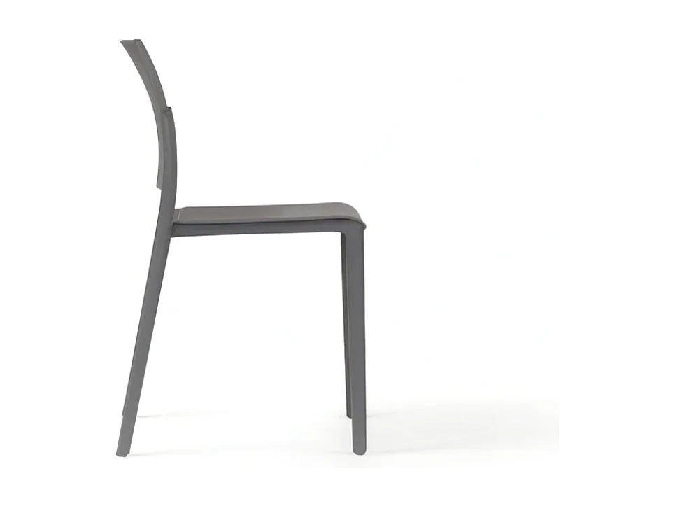 Aurora, Set di 4 Sedia in polipropilene (55cm X 52.5cm H. 81cm)| Duzzle