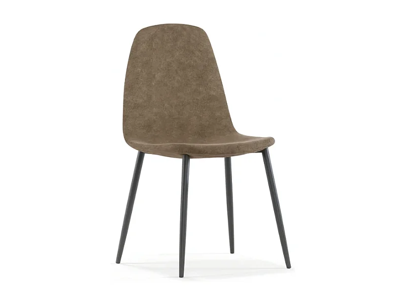 Aurelia, Set di 4 Sedia in similpelle (44cm X 50cm H. 84cm)| Duzzle