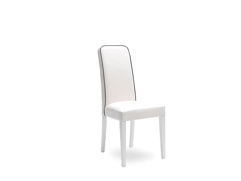 Alina, Set di 2 Sedia in similpelle (59cm X 46cm H. 99cm)| Duzzle