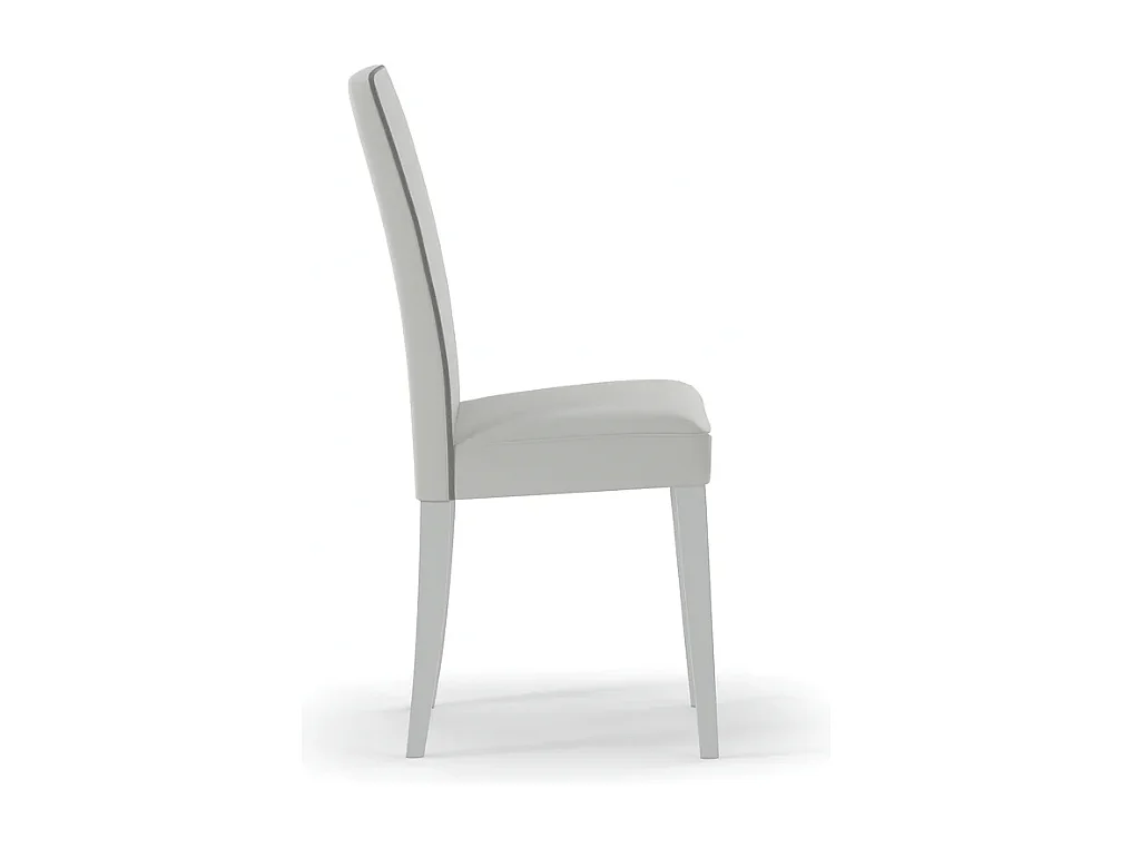 Alina, Set di 2 Sedia in similpelle (59cm X 46cm H. 99cm)